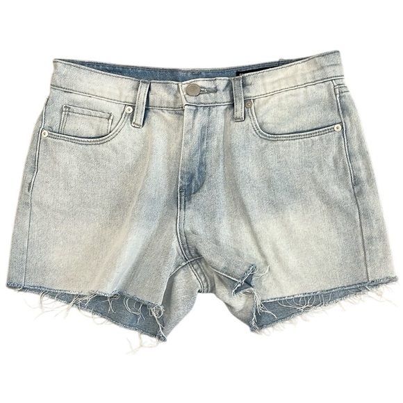 Blank NYC The Fulton Roll Up Shorts Light Blue Jeans Denim Cut Off Women’s‎ 27 - Picture 1 of 8